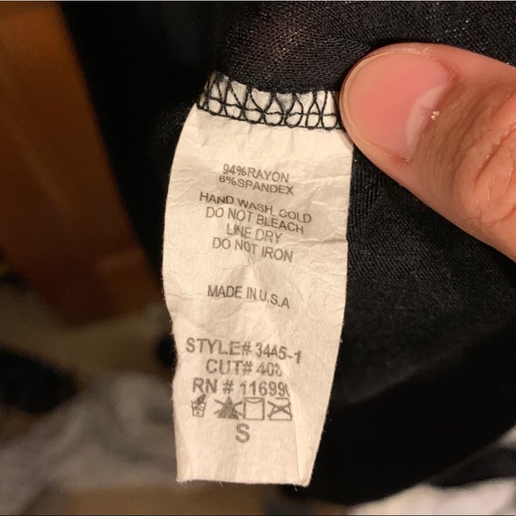 FRANCESCAS Black Maxi Dress long tank top dress floor length flowy loose scoop - Picture 5 of 10